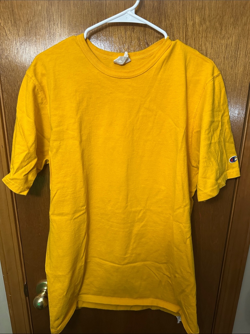 Champion Bright Yellow Short Sleeve Tee